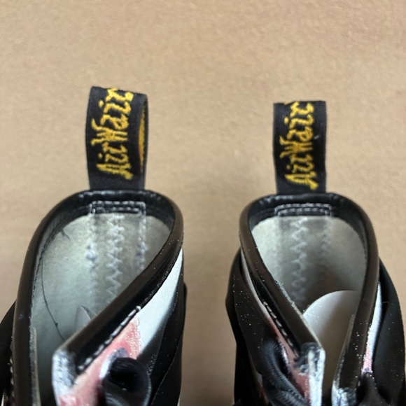 VALLEY GIRL: Custom Pink Metallic Glitter Doc Martens - Picture 5 of 7